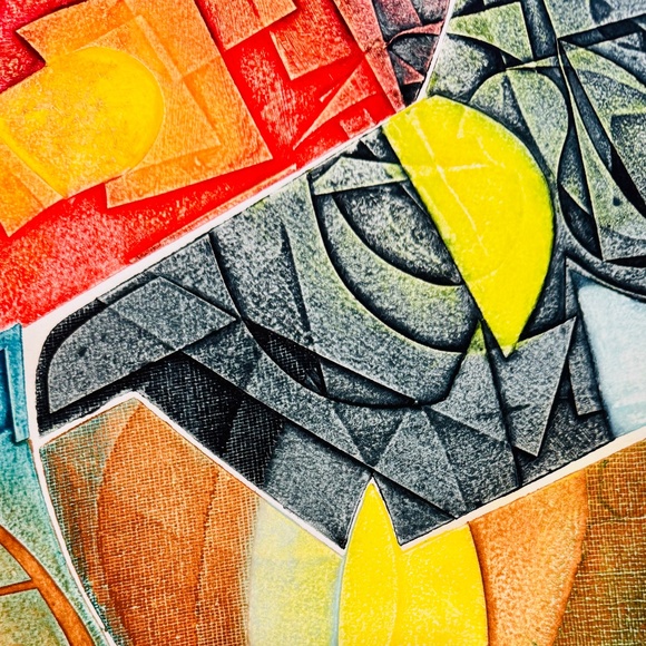 Gerard Fitremann. Two Untitled Works Etchings, aquatint in colors on woven paper - Picture 6 of 16